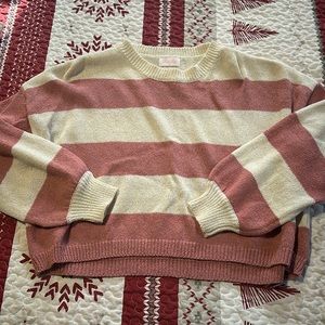 Pink lily sweater